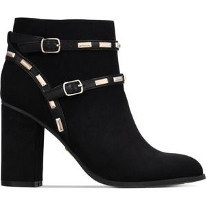 Thalia Sodi Women's Terrief Black MC Faux Suede Ankle Booties​ Boots Size 5 M